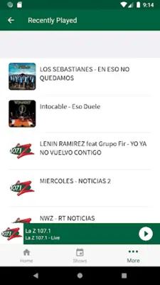 107.1 La Z android App screenshot 2